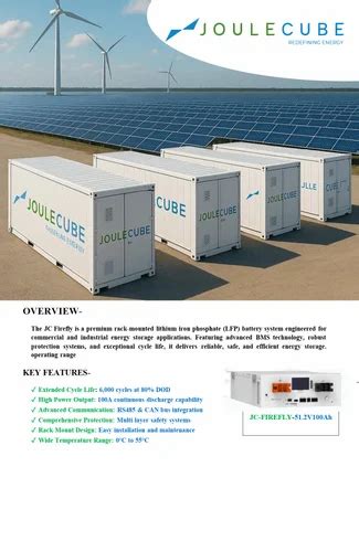 Lithium Iron Phosphate Battery - JOULE CUBE LFP LITHIUM BATTERY 51.2V ...
