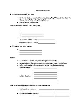 Map Skills Test 的图像结果