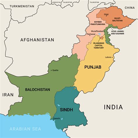 Pakistan Map with Detail Country - Pakistan Map With Detail Country ...