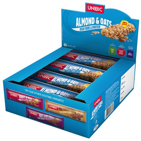 Snack Bar Almond & Oats 360g – Unibicestore