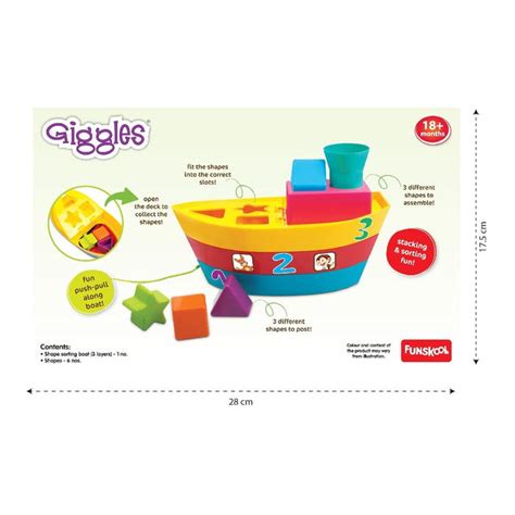 Giggles Stack A Boat 2 In 1 Pull Along Toy — Toycra
