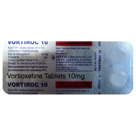 Vortiroc 10 Tablet | Uses, Side Effects, Price | Apollo Pharmacy