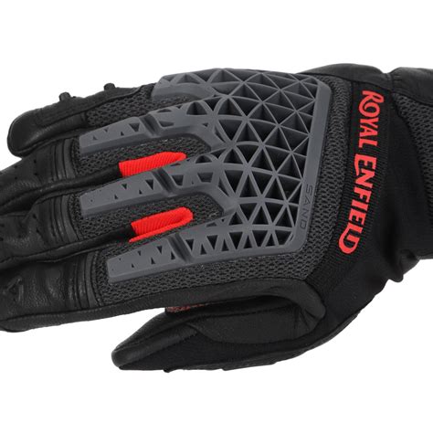 Royal Enfield x Revit Men Sahara Air Grey Riding Gloves - LIMITED EDIT ...