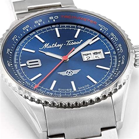 Mathey-Tissot Men's Atlas Swiss Quartz Watch 43mm India | Ubuy