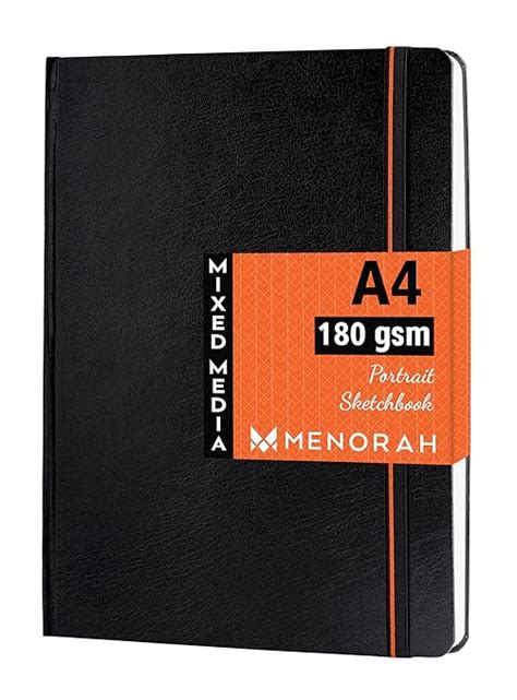 MENORAH Paper - Artist Sketch Book - A4-180 Gsm (100 Pages / 50 Sheets ...