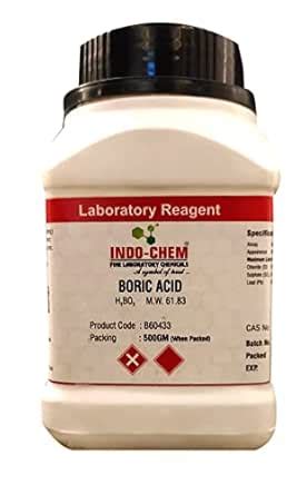 NewChem Indo-Chem Boric Aci_d 500Gm | Laboratory Reagent | Assay Min 99 ...