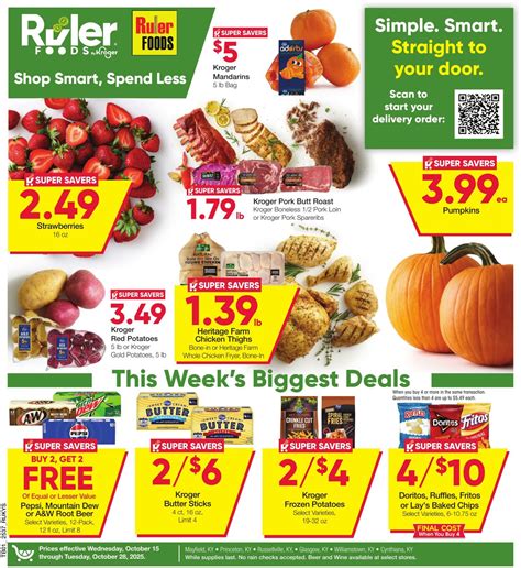Ruler Foods Current weekly ad 10/15 - 10/28/2025