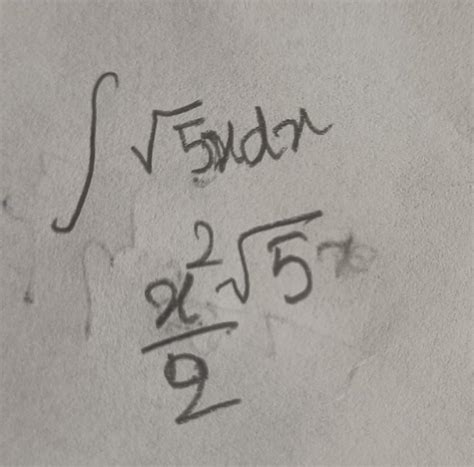 integrate \sqrt[5]x - Brainly.in