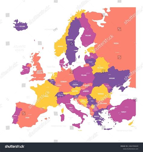 Europe Political Map Political Map Of Europe Worldatlascom Unmarked