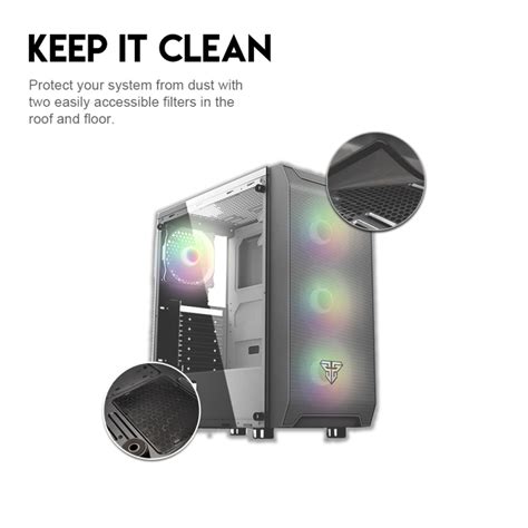 Kuciste Gaming Fantech CG80 Midi crno - Mob-Shop