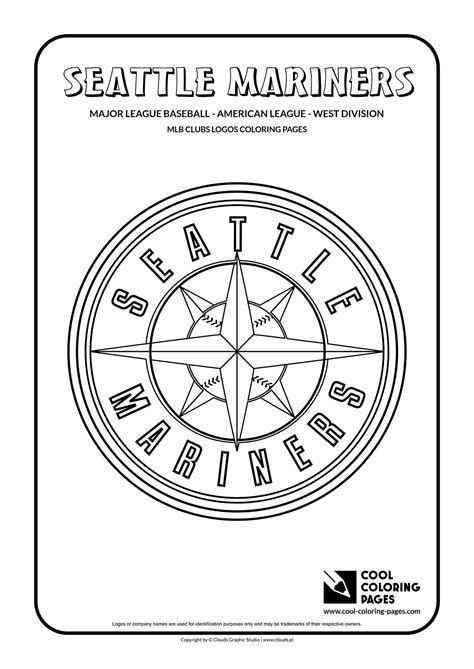 Cool Coloring Pages Seattle Mariners - MLB teams logos coloring pages ...