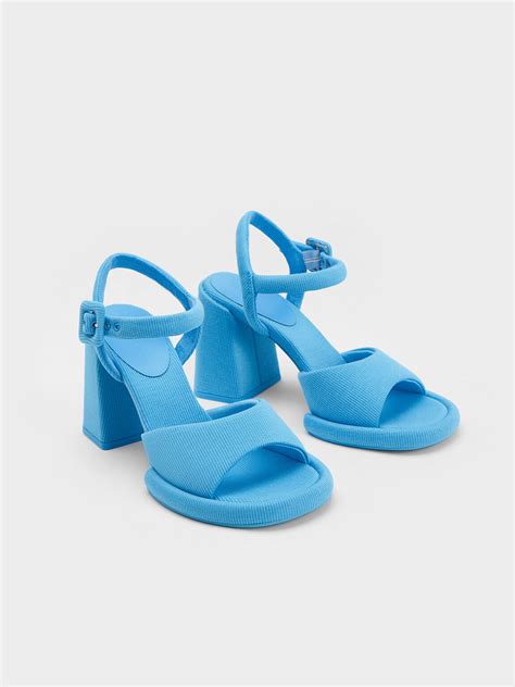 Blue Sandals for Women | Shop Online | CHARLES & KEITH LK