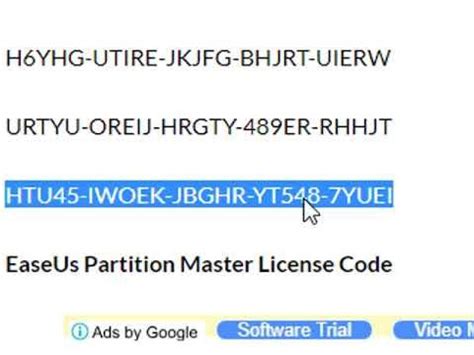 EaseUS Partition Master License Key Free 的图像结果