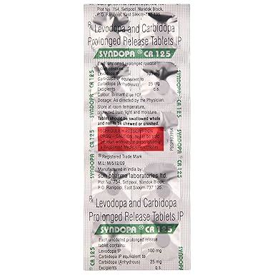 Syndopa CR 125 - Strip of 10 Tablets : Amazon.in: Health & Personal Care