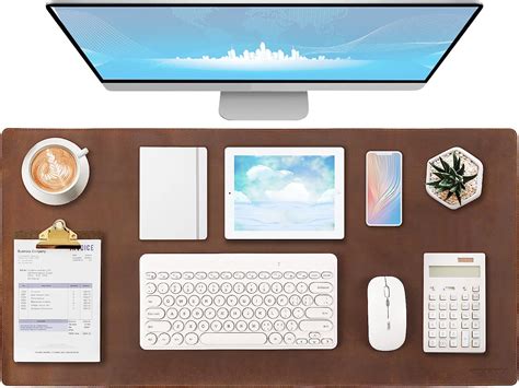RingSun Genuine Leather Desk Pad Protector, Full India | Ubuy