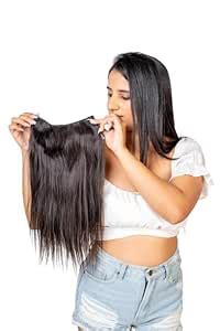 Capilus 100% Human Halo Hair Extensions with Invisible Transparent Wire ...