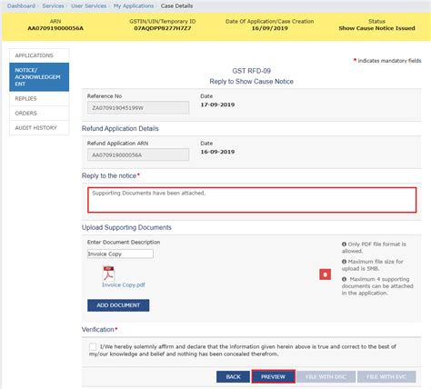 User Manual – Viewing Notices and Orders and Replying to Query on ...