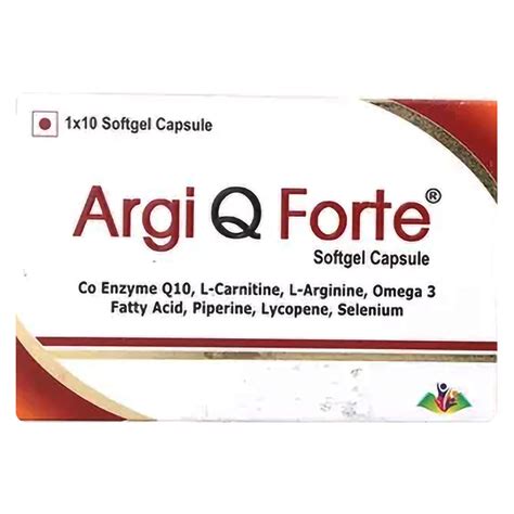 Buy Argi Q Forte Capsule | 19 Minutes Delivery | Apollo Pharmacy
