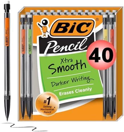 BIC Xtra-Life Mechanical Pencil,0.7 Mm,40-Count,Black : Amazon.in: Home ...