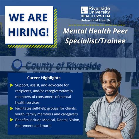 My job is hiring future Peer Support Specialists! Do you know anyone ...