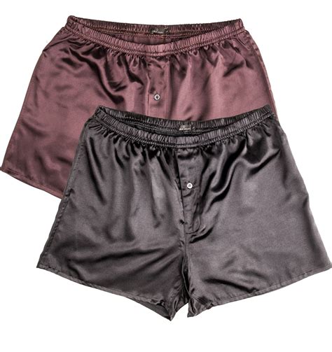 Men's Premium Satin Boxers - 2 Pack - Noble Mount
