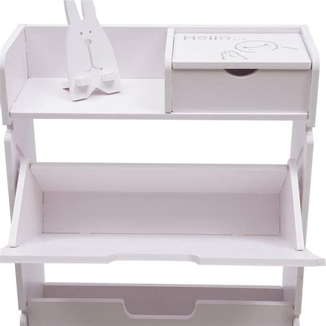 Buy 31.69 in. x 18.11 in. Free-Standing White PVC Shoe Storage Cabinet ...