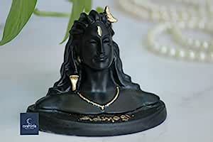Buy Articia Resin Adiyogi Statue for Car Dashboard Idols Lord Shiva ...