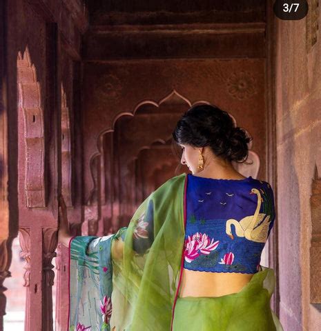 Green Boat Neck Embroidered Blouses(Add to Cart 15% Off) – Dailybuyys