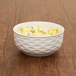 Buy Home Centre Marshmallow Brook White Porcelain Microwave Safe Te x ...