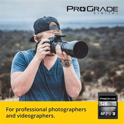 ProGrade Digital SDXC UHS-II V90 Memory Card (128GB), Silver, (Secure ...