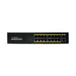 16 Port PoE Switch with 2 Uplink Port Manufacturer- Fyber
