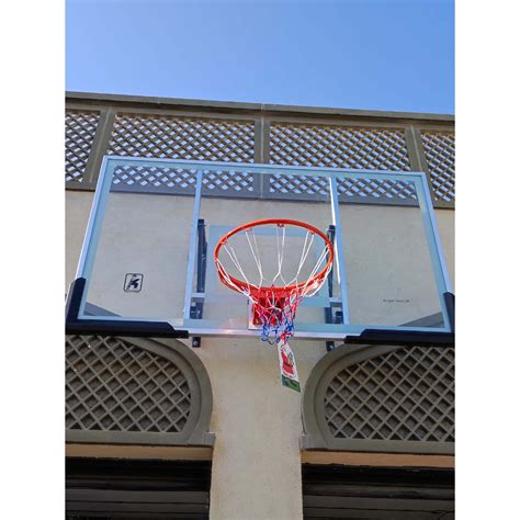 Knight Shot 71-Inch Tempered Glass Basketball Wall Mounted Backboard ...