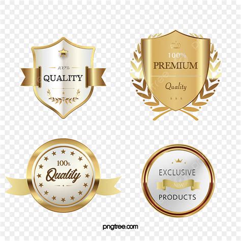Golden Vector Texture Member Badge Sticker, Badge, Label, Metal PNG ...