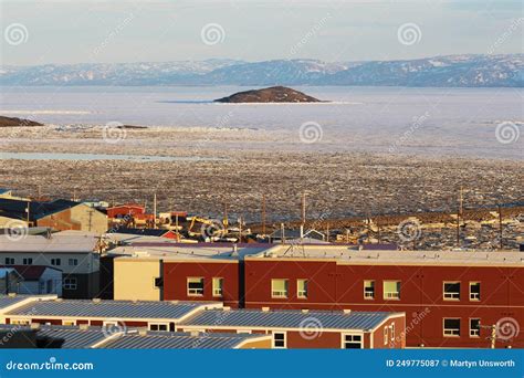 Sea Ice on Frobisher Bay at Iqaluit Stock Image - Image of cold, island ...