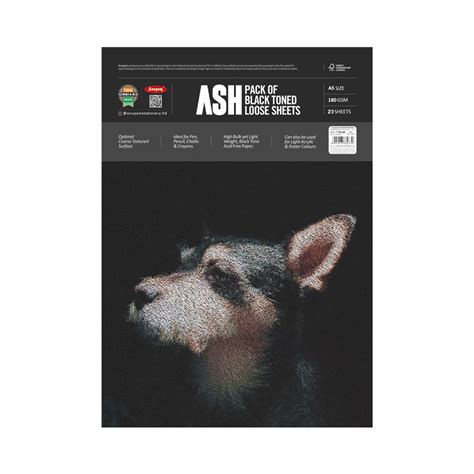 Anupam Cartridge Drawing Paper Ash Black Toned 180 GSM | Art Lounge