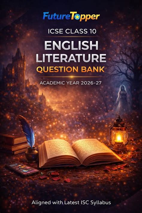 ICSE Class 10 English Literature Question Bank 2026-27 | Future Topper