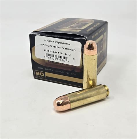 Freedom Munitions 12.7x42mm (50 Beowulf) Ammunition Big Grains ...