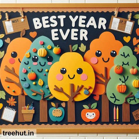 Fall Trees, End of Year Bulletin Board Ideas, Best Year Ever