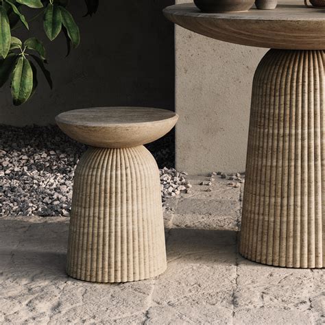 Foundry Select Tithi Stylish Decorative End Table for Elegant Home ...