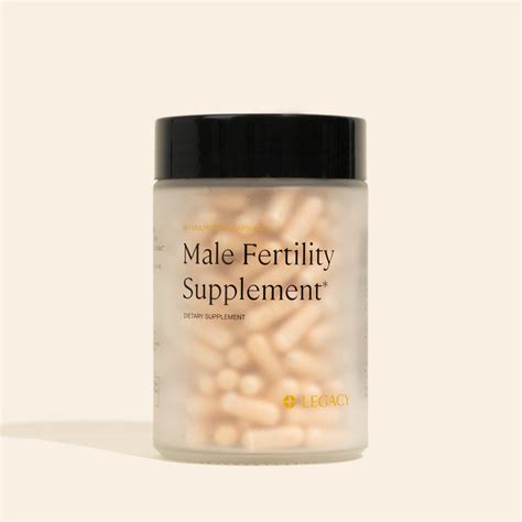 Male fertility supplements for sperm quality | Legacy