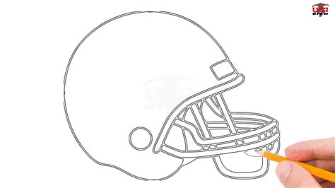 Step By Step Football Helmet Drawing at Raymond Eudy blog