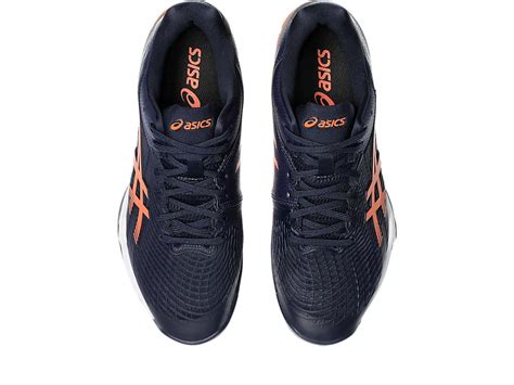 Asics Court Control FF 3 Badminton Shoe | Midnight/Nova Orange – Achivr
