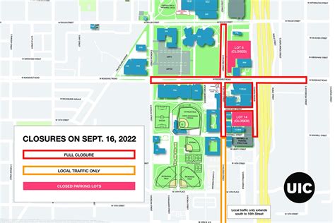 Halsted Street and parking lot closures | UIC today