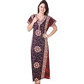 Masha Women's Cotton-Nighty Blue : Amazon.in: Fashion