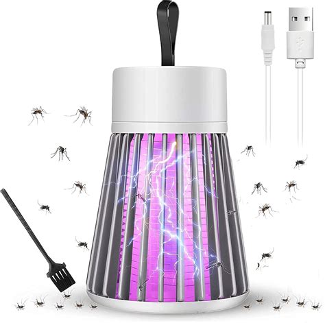 BLACK PERL Mosquito Insect Bug Zapper Trap Killer LED Lamp, Electronic ...