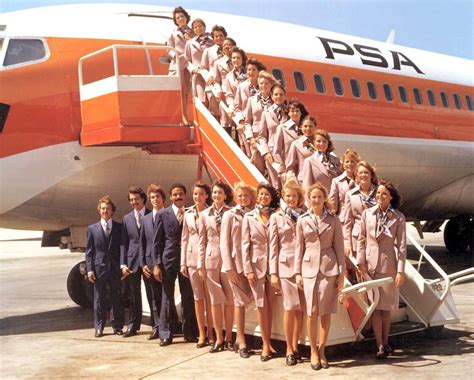 1970s PACIFIC SOUTHWEST AIRLINE STEWARDESS Flight Attendant Poster Photo 11x17 | eBay