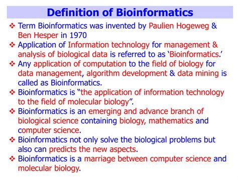 Image result for Bioinformatics Terminologies