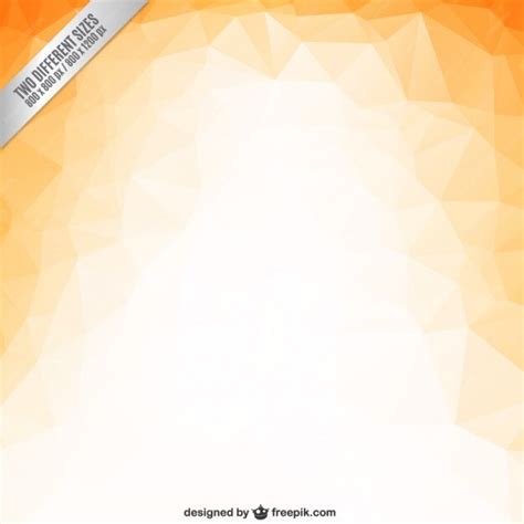 Orange polygons background | Free Vector