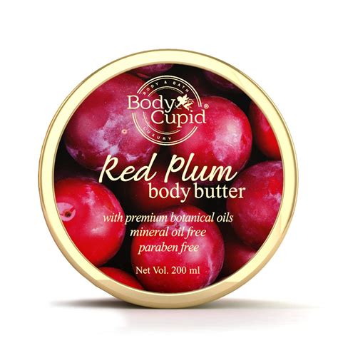 Buy Body Cupid Red PlumBody Butter with Vitamin C & Shea Butter - 200 ...