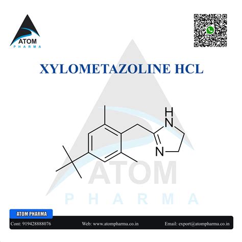 Xylometazoline Hcl api manuafcturer in india | ATOMPHARMA ATOMPHARMA